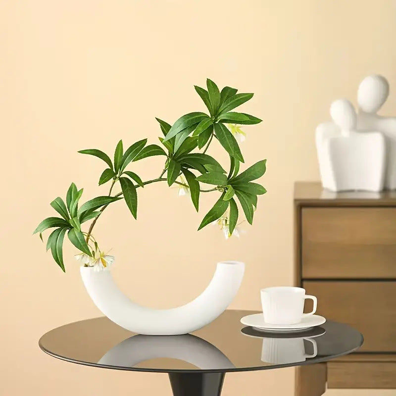 Modern Abstract Ceramic Candle Holder Homeandso