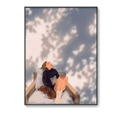 Framed Dreamy Landscape Art Print Homeandso