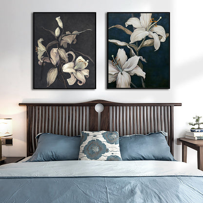 Elegant Floral Canvas Artwork Homeandso