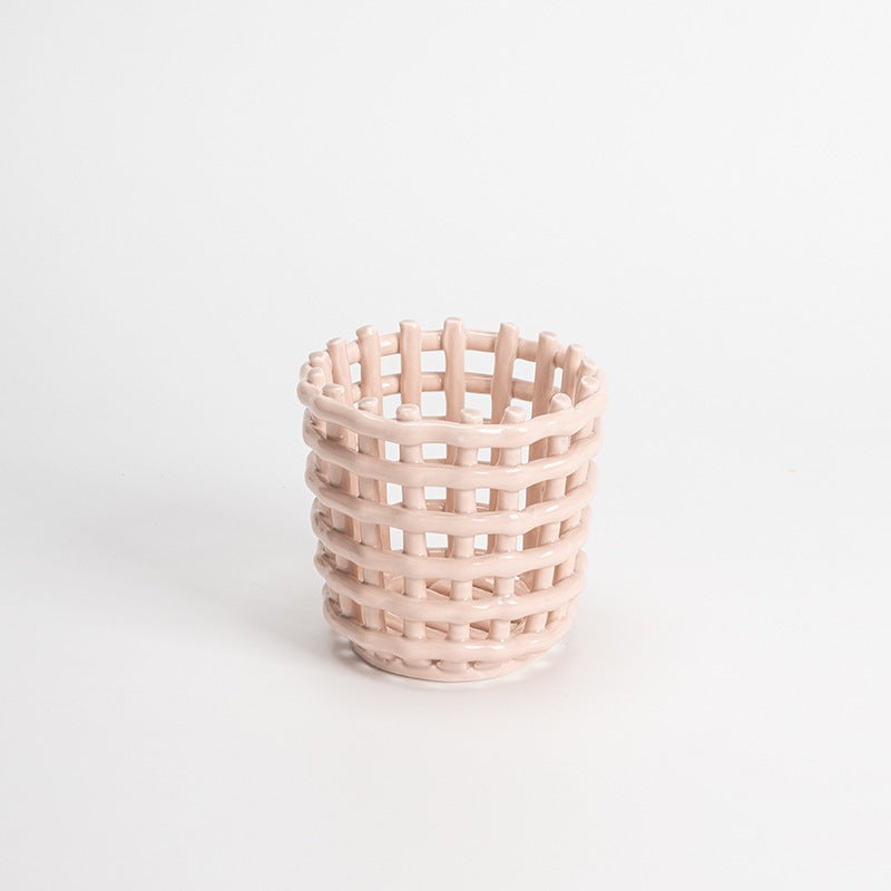 Decorative Woven Storage Basket Homeandso
