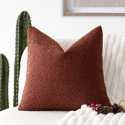 Textured Boucle Decorative Cushion