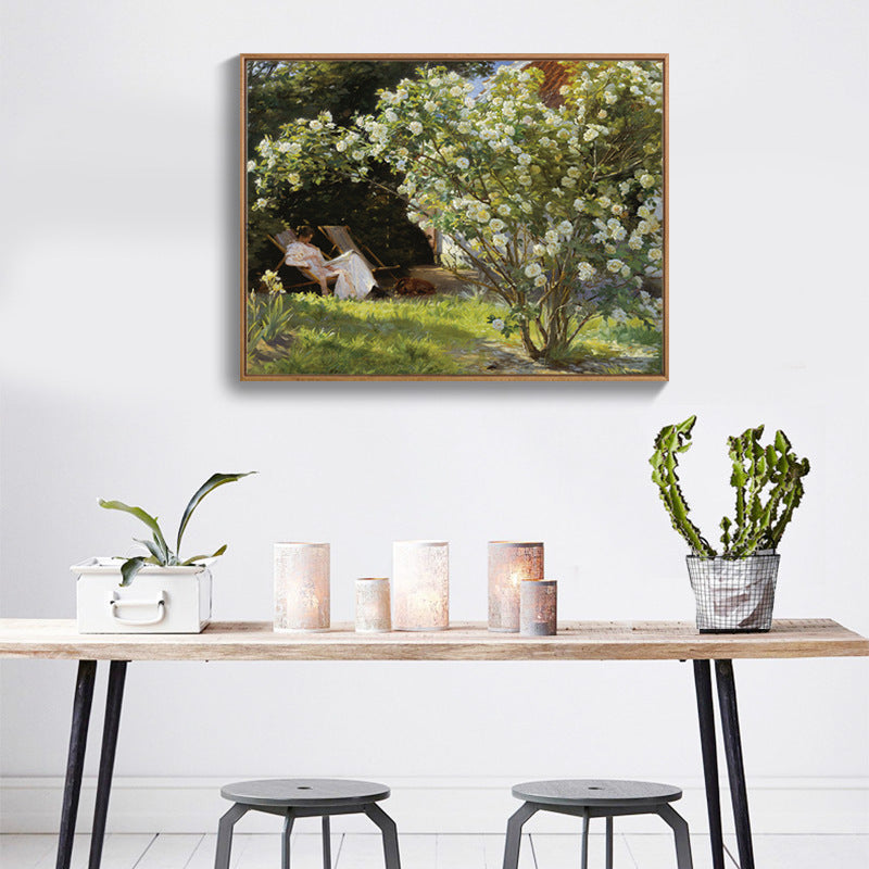 Framed Impressionist Floral Artwork Homeandso