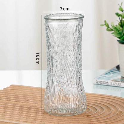 Textured Glass Water Pitcher