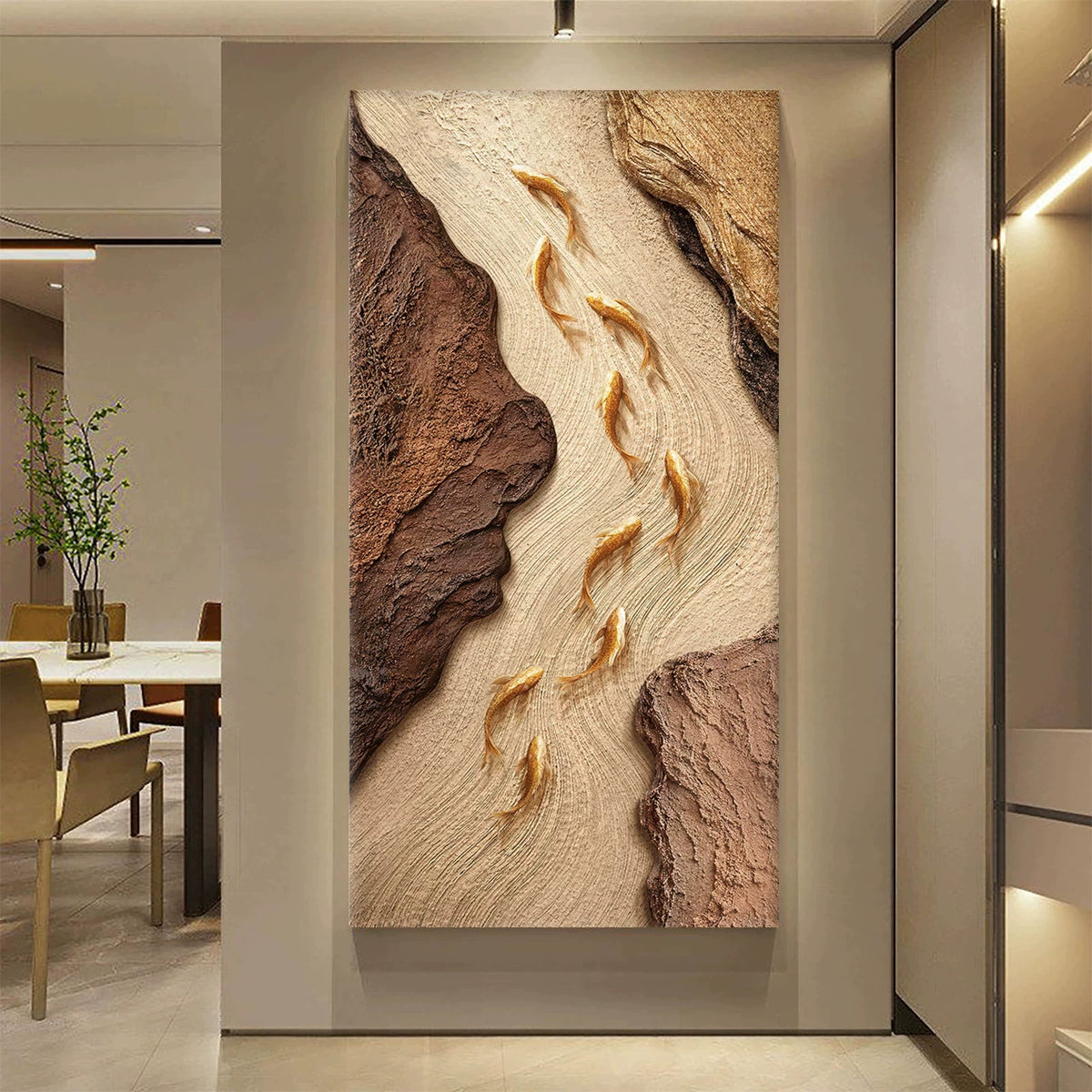 Textured Nature-Inspired Wall Art Homeandso