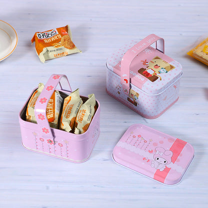 Cute Decorative Snack Storage Tin Homeandso