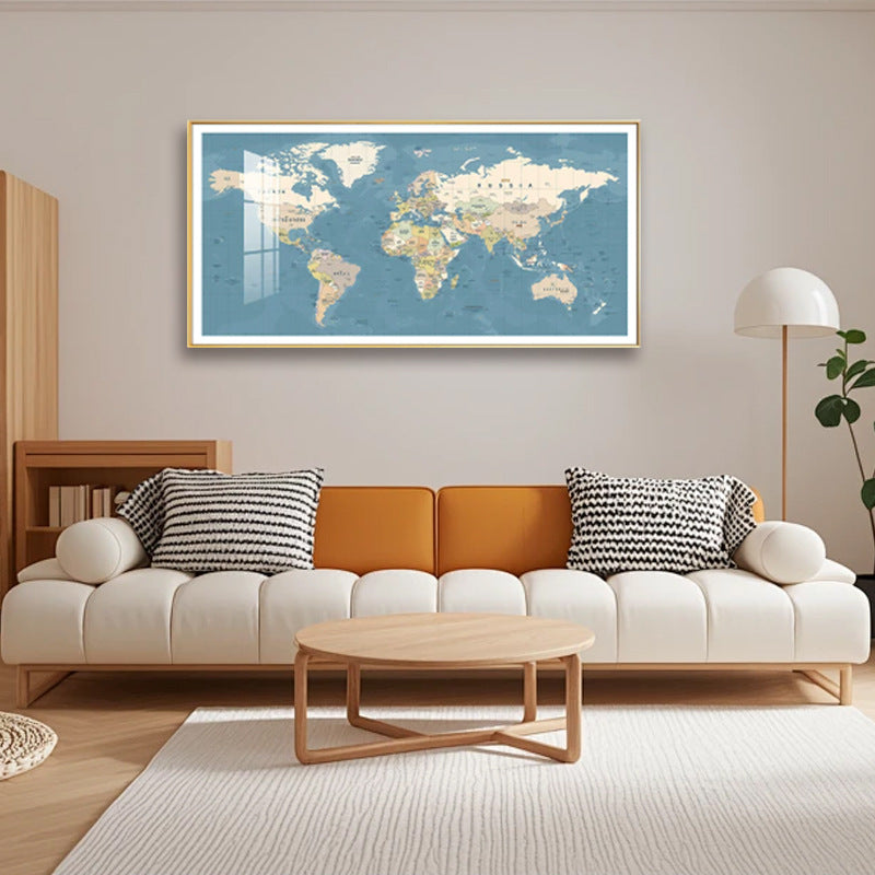 World Map Wall Art Homeandso