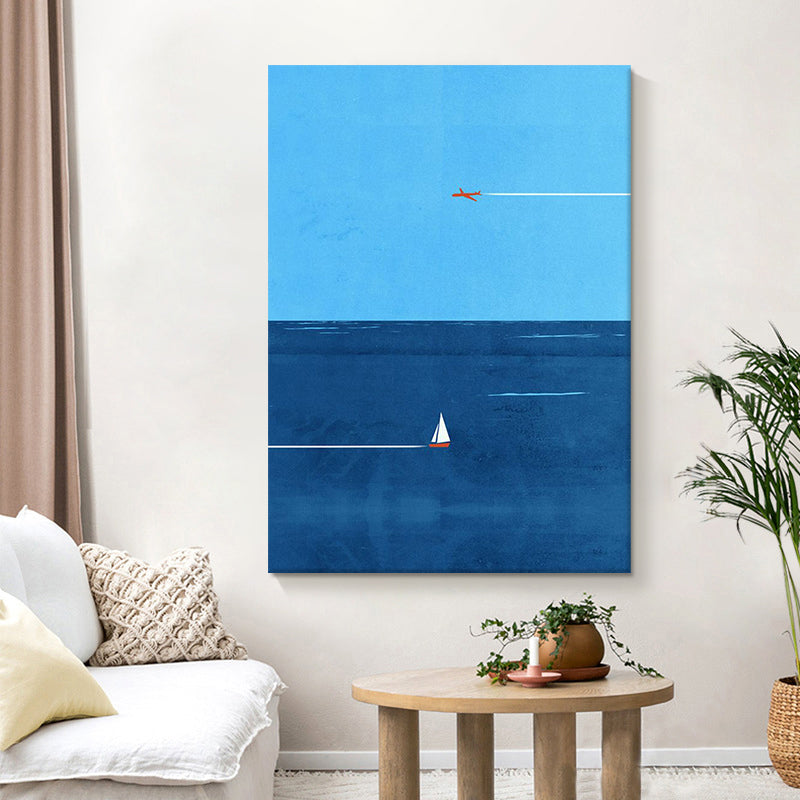 Modern Nautical Art Canvas Print Homeandso