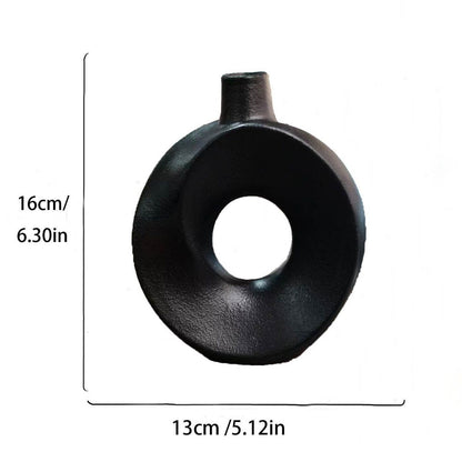 Modern Geometric Ceramic Vase Homeandso