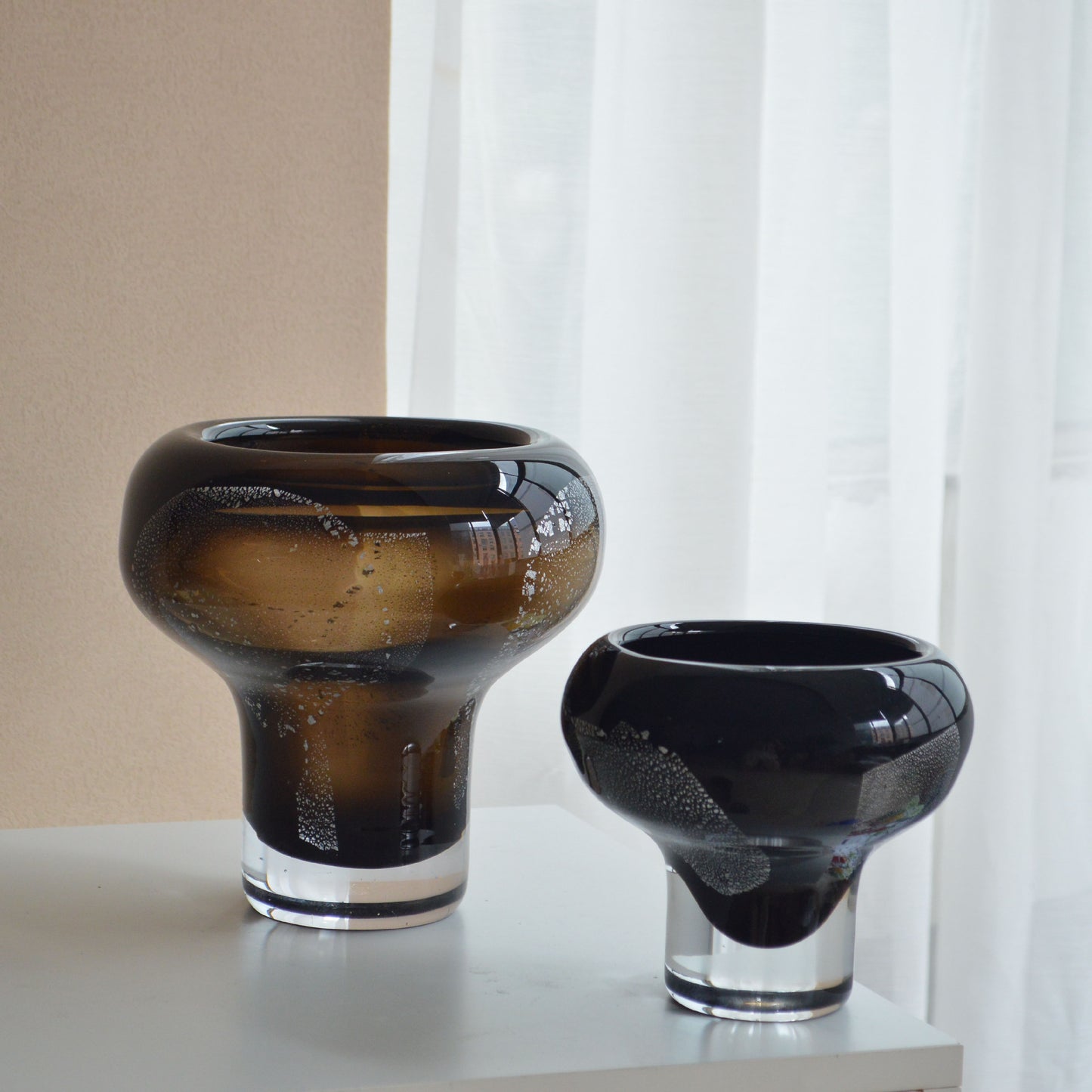 Homeandso Decorative Glass Vase
