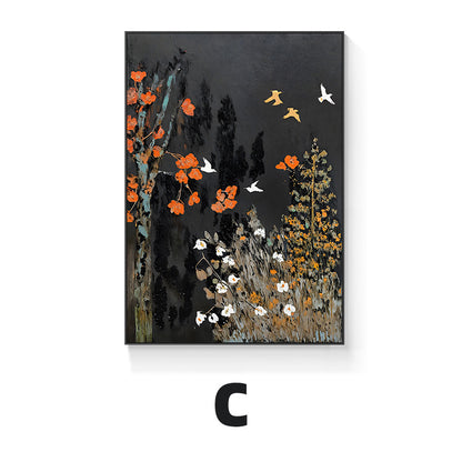 Asian-Inspired Decorative Framed Wall Art Homeandso