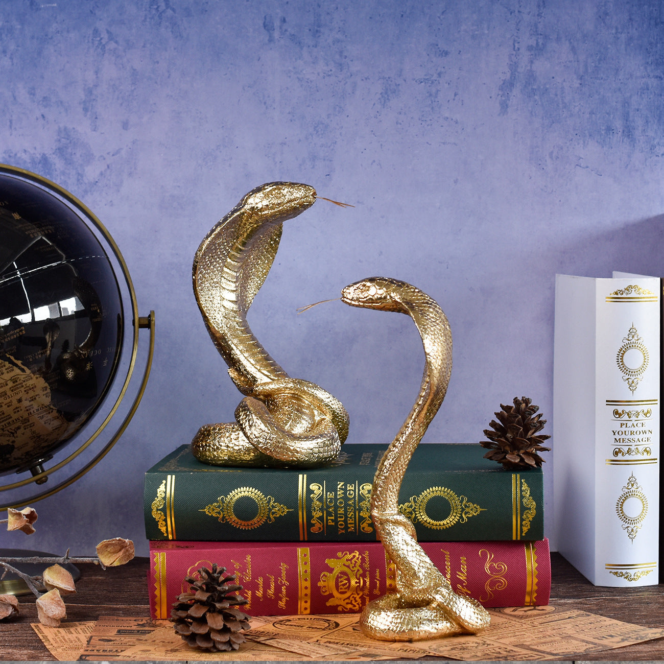 Decorative Cobra Figurine Homeandso