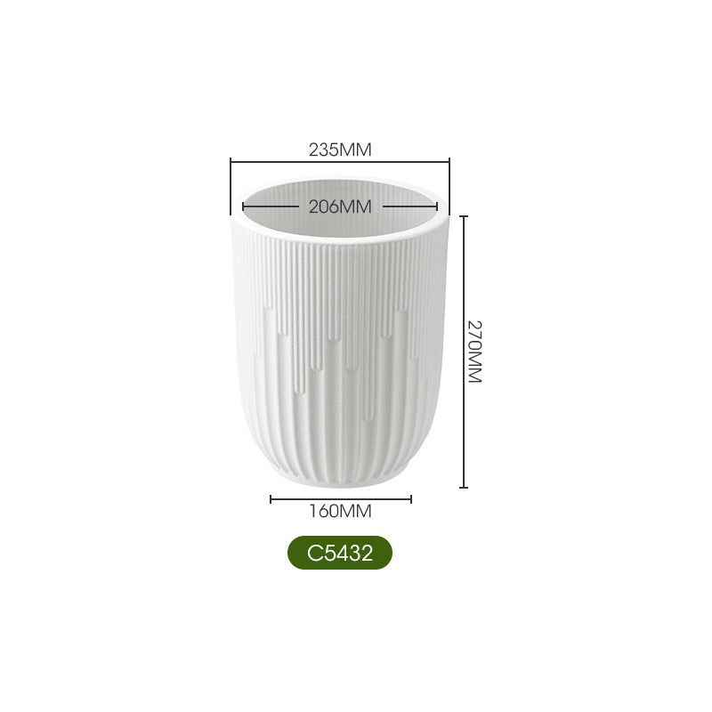 Ribbed Ceramic Planter Homeandso