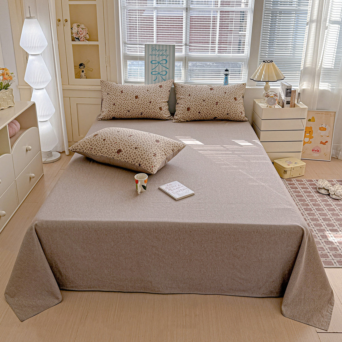 Playful Cartoon-Themed Bed Cover Set Homeandso