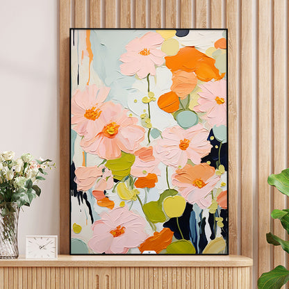 Floral Abstract Canvas Artwork Homeandso
