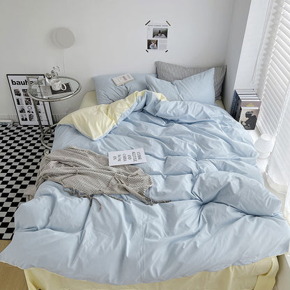 Luxurious Reversible Duvet Cover Set Homeandso