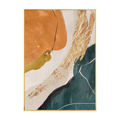 Modern Geometric Abstract Canvas Art Homeandso
