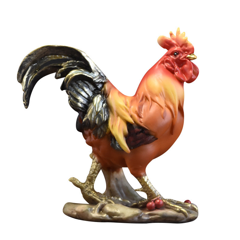 Decorative Rooster Figurine Homeandso