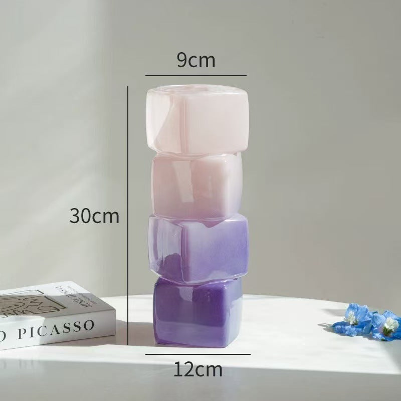 Homeandso Decorative Modern Art Glass Vase
