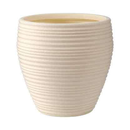 Textured Rippled Ceramic Planter Homeandso