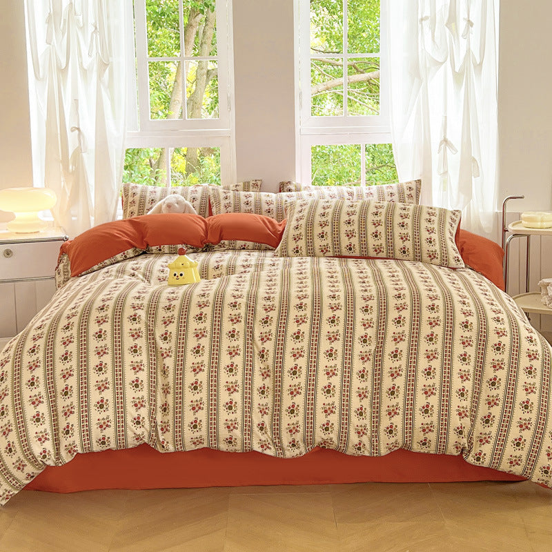 Playful Cartoon Animal-Themed Bedding Set Homeandso
