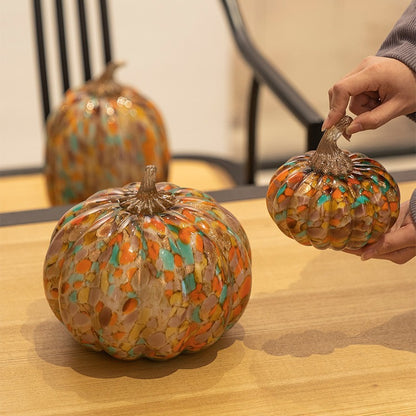 Artistic Glass Pumpkin Homeandso