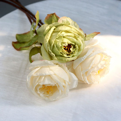 Elegant Decorative Silk Rose Stem