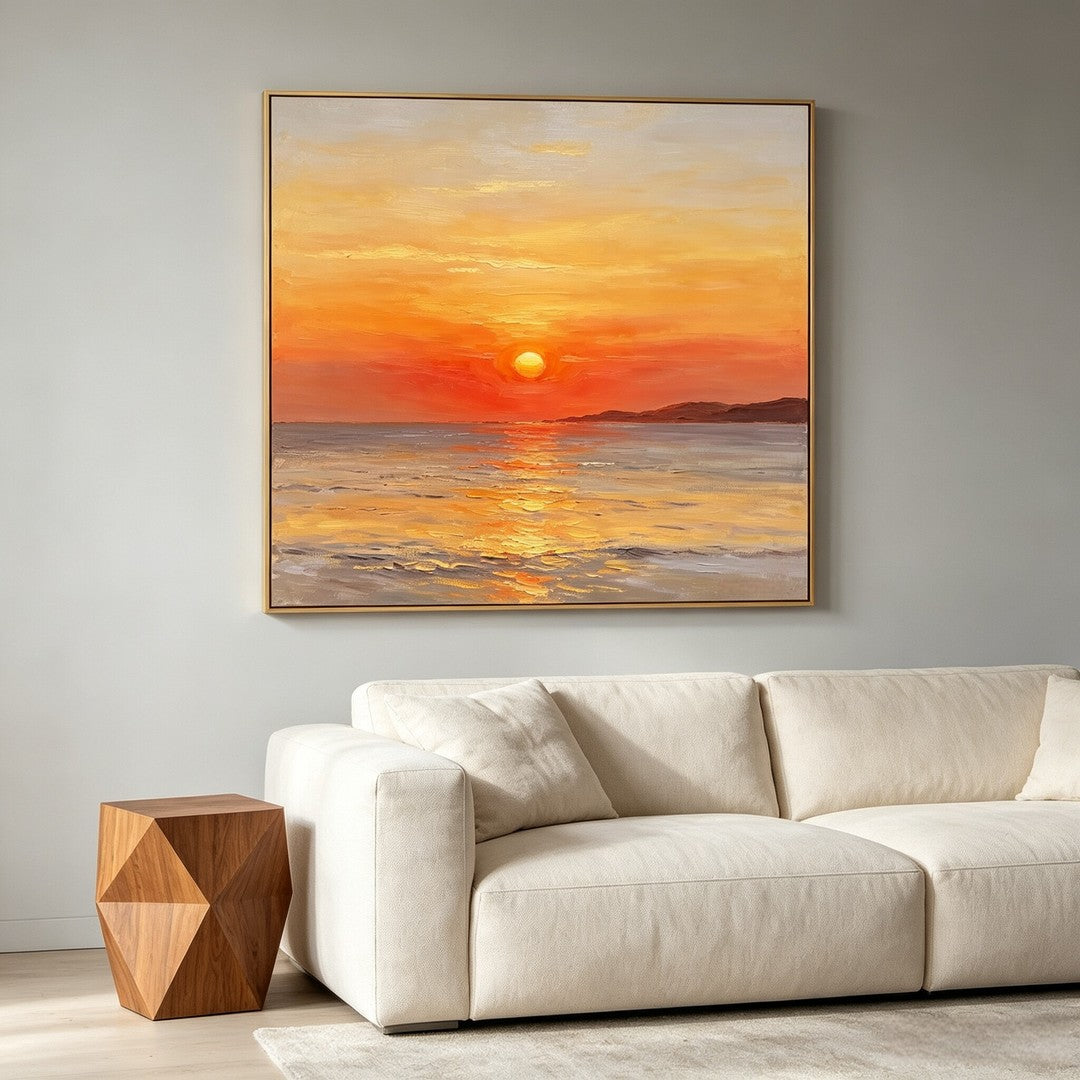Sunset Landscape Art Print Homeandso