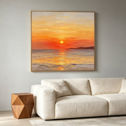 Sunset Landscape Art Print Homeandso
