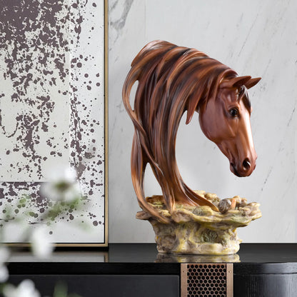 Decorative Horse Head Sculpture Homeandso