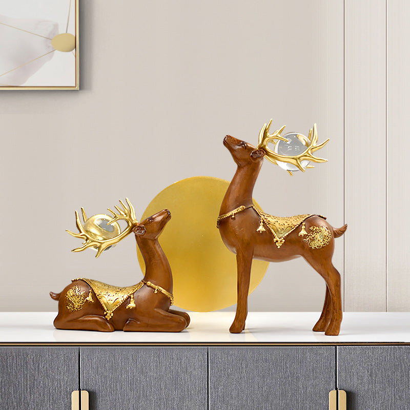 Decorative Deer Sculpture Homeandso