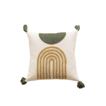 Textured Woven Decorative Pillow