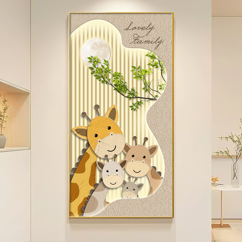 Framed Elephant Family Wall Art Homeandso