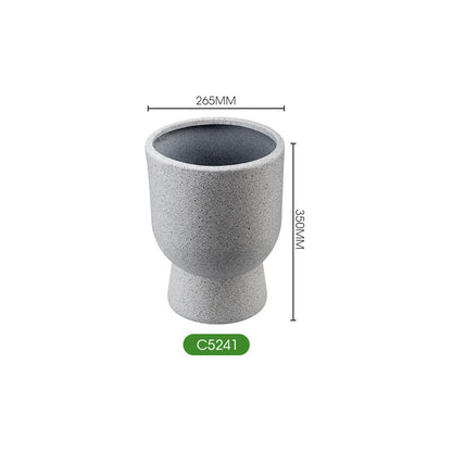 Contemporary Textured Ceramic Planter Homeandso