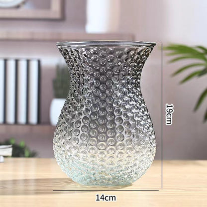 Decorative Textured Glass Vase