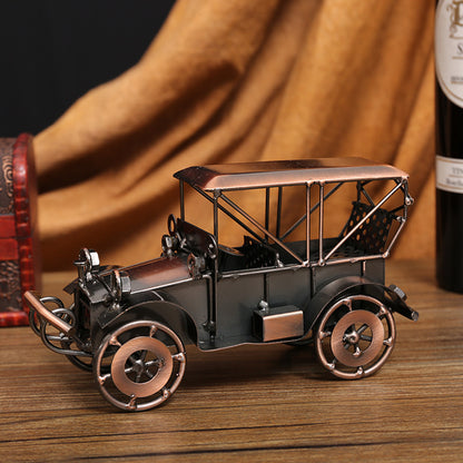 Vintage-Inspired Metal Classic Car Model Homeandso