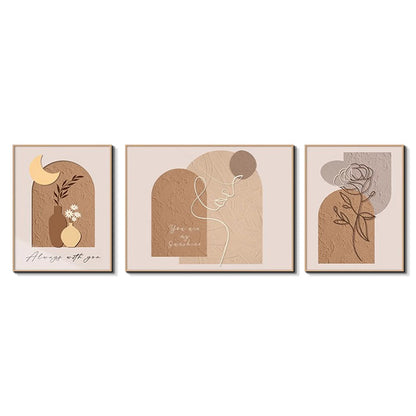 Decorative Three-Piece Art Print Set Homeandso