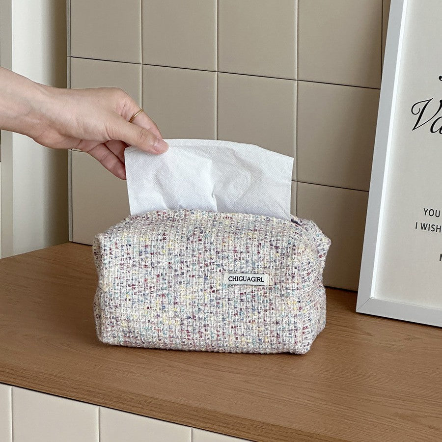 Stylish Woven Tissue Box Cover