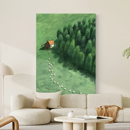 Scenic Country Landscape Canvas Art Homeandso
