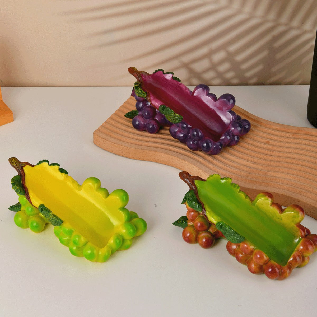 Decorative Grapes and Cabbage Fruit Bowl Homeandso
