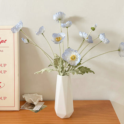 Lifelike Floral Arrangement in Modern Vase