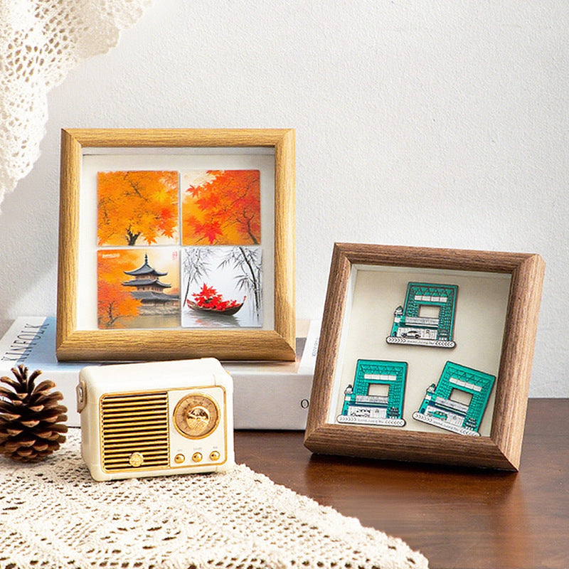 Artistic Collage Framed Artwork