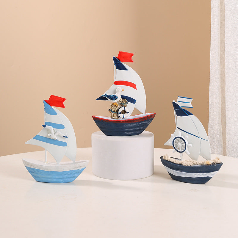 Decorative Sailboat Model Homeandso