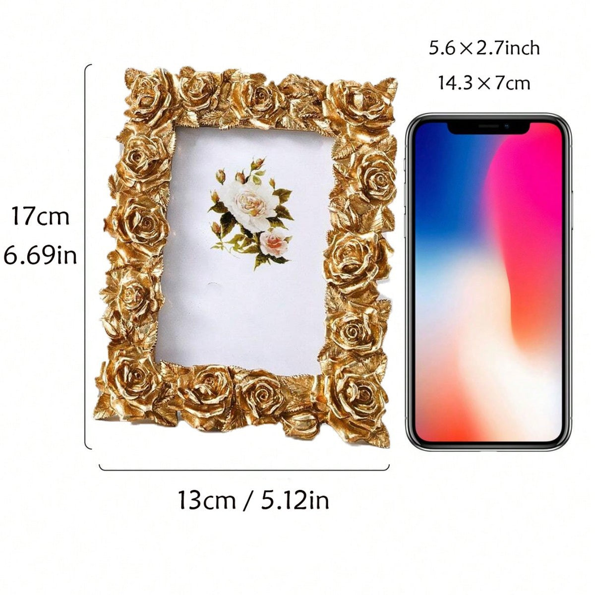 Ornate Floral Picture Frame Homeandso