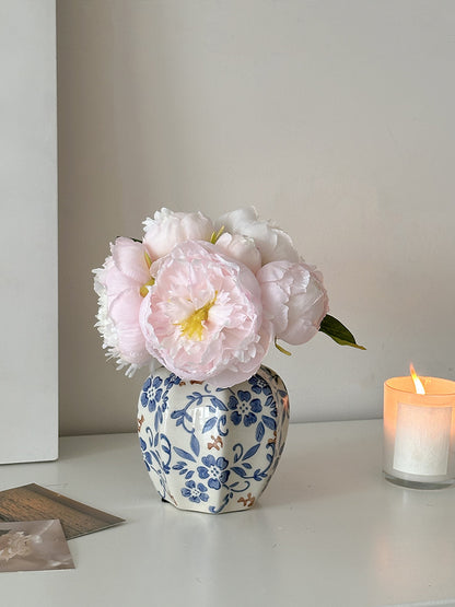 Decorative Floral Ceramic Vase