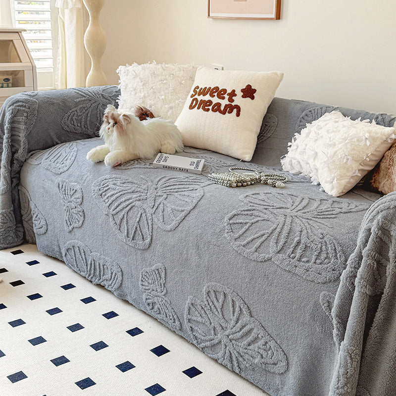 Cozy Textured Throw Blanket