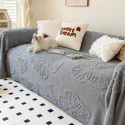 Cozy Textured Throw Blanket