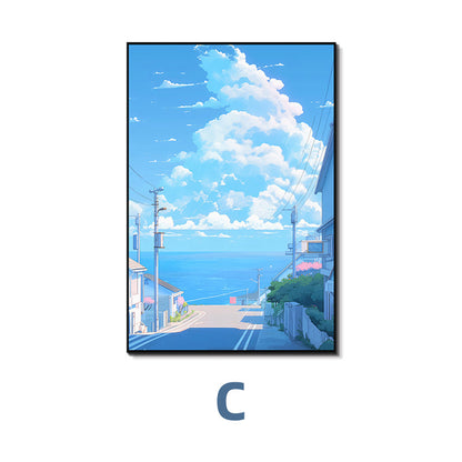 Coastal Landscape Framed Wall Art Homeandso