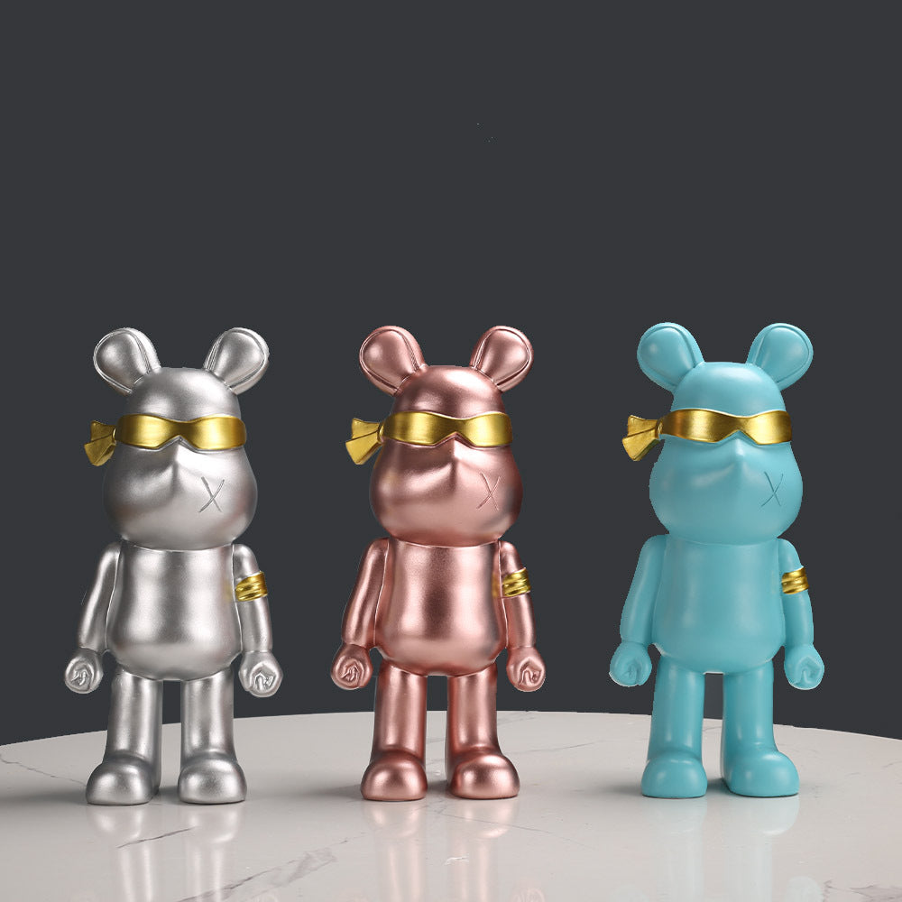 Artistic Bear Figurine Homeandso