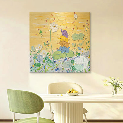 Playful Nature-Themed Canvas Wall Art Homeandso