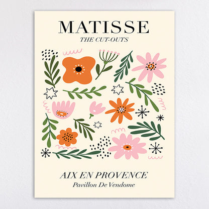 Matisse-Inspired Cut-Outs Art Print Homeandso
